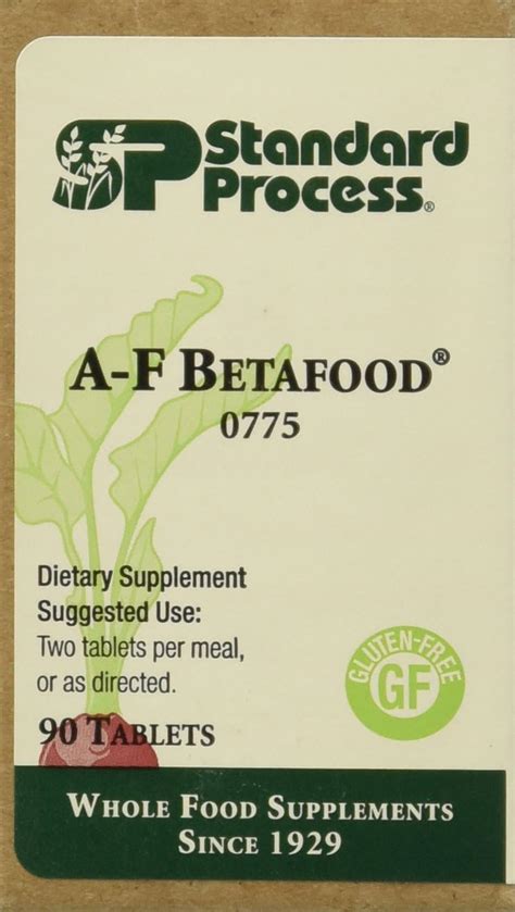 a-f beta food|Standard Process A.